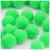 Acrylic Pom Pom, 25mm, 1,000-pc, Lime Green