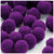 Acrylic Pom Pom, 25mm, 1,000-pc, Purple