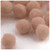 Acrylic Pom Pom, 25mm, 1,000-pc, Tan