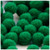 Acrylic Pom Pom, 25mm, 100-pc, Emerald Green