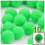 Acrylic Pom Pom, 25mm, 10-pc, Lime Green