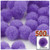 Acrylic Pom Pom, 25mm, 500-pc, Light Purple