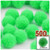 Acrylic Pom Pom, 25mm, 500-pc, Lime Green