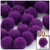 Acrylic Pom Pom, 25mm, 50-pc, Purple