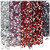 5-Pack Set (5X - 2,500-Piece), 2mm Rhinestones, Red Tones 2