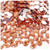 Rhinestones, Flatback, Oval, 6x8mm, 10,000-pc, Light Orange