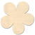 Wooden Shape, 4-in, (Flower) Shape, Flower Symbol