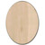 Wooden Shape, 4-in, (Oval) Shape