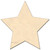 Wooden Shape, 4-in, (Star) Shape Star