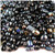 Glass Beads, Assorted, 6-12mm, 1oz=28g, The Crafts Outlet, Black