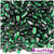 Glass Beads, Assorted, 6-12mm, 4oz=112g, The Crafts Outlet, Emerald Green