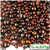 Glass Beads, Assorted, 6-12mm, 8oz=224g, The Crafts Outlet, Brown