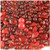 Glass Beads, Assorted, 6-12mm, 8oz=224g, The Crafts Outlet, Red