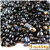 Glass Beads, Assorted, 6-12mm, 1lb=454g, The Crafts Outlet, Black