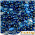 Glass Beads, Assorted, 6-12mm, 1lb=454g, The Crafts Outlet, Royal Blue