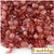 Glass Beads, Assorted, 6-12mm, 1lb=454g, The Crafts Outlet, Rose