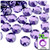 Rhinestones, Flatback, Round, 14mm, 72-pc , Lavender