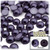 Half Dome Pearl, Plastic beads, 8mm, 10,000-pc, Blueberry Purple