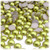 Half Dome Pearl, Plastic beads, 8mm, 10,000-pc, Bright Phosphoric Green