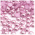 Half Dome Pearl, Plastic beads, 8mm, 10,000-pc, Satin Pink