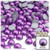 Half Dome Pearl, Plastic beads, 8mm, 1,000-pc, Luxplum Purple