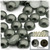 Half Dome Pearl, Plastic beads, 10mm, 10,000-pc, Charcoal Gray