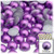 Half Dome Pearl, Plastic beads, 10mm, 10,000-pc, Luxplum Purple