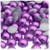 Half Dome Pearl, Plastic beads, 10mm, 10,000-pc, Luxplum Purple