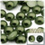 Half Dome Pearl, Plastic beads, 10mm, 10,000-pc, Olive Green