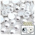 Half Dome Pearl, Plastic beads, 10mm, 10,000-pc, Pearl White