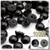 Half Dome Pearl, Plastic beads, 10mm, 10,000-pc, Pitch Black