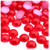 Half Dome Pearl, Plastic beads, 10mm, 10,000-pc, Tulip Red