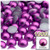 Half Dome Pearl, Plastic beads, 10mm, 1,000-pc, Fuchsia Pink