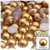 Half Dome Pearl, Plastic beads, 10mm, 1,000-pc, Golden Caramel Brown