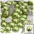 Half Dome Pearl, Plastic beads, 10mm, 1,000-pc, Grass Green