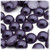 Half Dome Pearl, Plastic beads, 10mm, 144-pc, Blueberry Purple