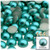 Half Dome Pearl, Plastic beads, 10mm, 144-pc, Jade Blue
