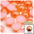 Half Dome Pearl, Plastic beads, 12mm, 10,000-pc, Fire Orange