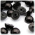 Half Dome Pearl, Plastic beads, 12mm, 10,000-pc, Pitch Black
