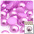 Half Dome Pearl, Plastic beads, 12mm, 10,000-pc, Plush Pink