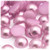 Half Dome Pearl, Plastic beads, 12mm, 10,000-pc, Satin Pink
