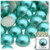 Half Dome Pearl, Plastic beads, 12mm, 1,000-pc, Aquamarine Blue