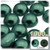 Half Dome Pearl, Plastic beads, 12mm, 1,000-pc, Forest Green