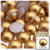 Half Dome Pearl, Plastic beads, 12mm, 1,000-pc, Golden Caramel Brown