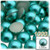 Half Dome Pearl, Plastic beads, 12mm, 1,000-pc, Jade Blue