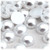 Half Dome Pearl, Plastic beads, 12mm, 1,000-pc, Pearl White