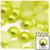 Half Dome Pearl, Plastic beads, 12mm, 1,000-pc, Yellow Rays