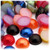 Half Dome Pearl, Plastic beads, 12mm, 144-pc, Jewel Tone Mix