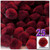 Acrylic Pom Pom, 38mm, 25-pc, Dark Red