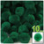 Acrylic Pom Pom, 38mm, 10-pc, Emerald Green